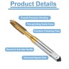 sourcing map Spiral Point Plug Threading Tap 1/4-20 UNC Thread,
