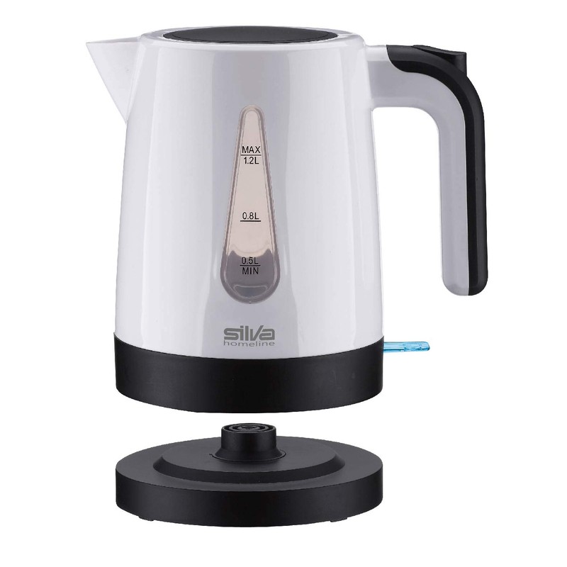 Silva-Homeline KL 1025 Wasserkocher mit verdecktem Heizelement, 1.2 L, 1200