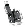 szhdxsy 2 Pcs Flip Latches, Heavy Duty Latch Safety Door