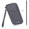 ARVOK Passport Case, Neck Lowering, 2-Way RFID Anti-Skimming Passport Cover,