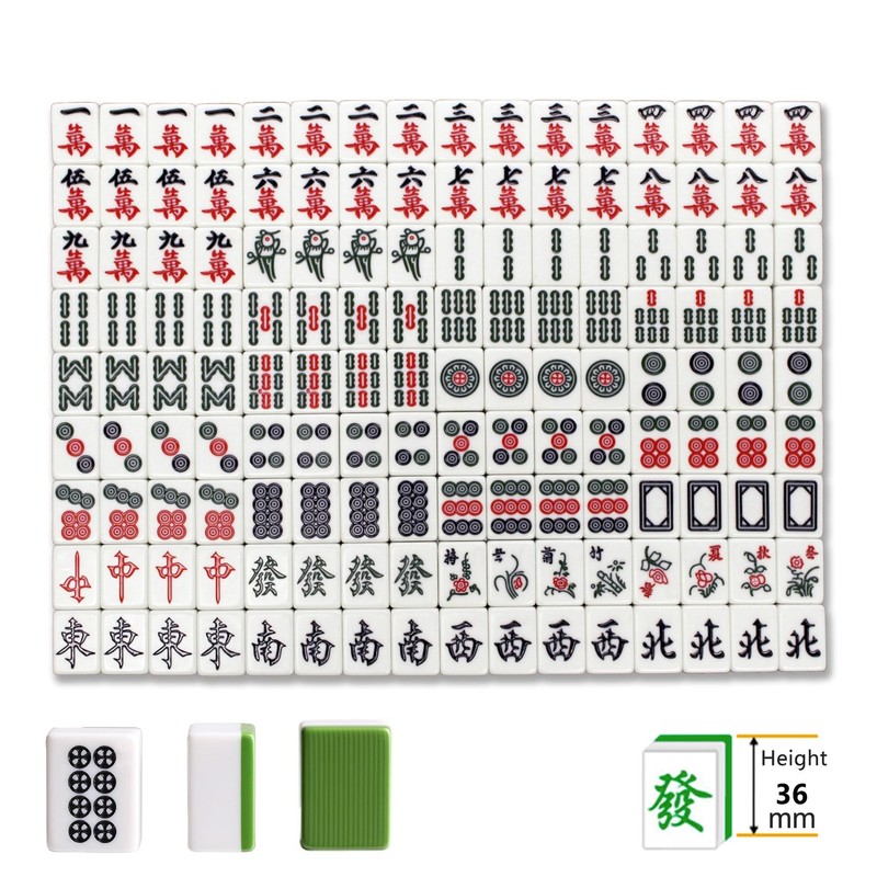 USA MJ TABLE .COM Magnetic Mahjong Tiles for Automatic Table,