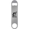 'Mad Cat Playing Electric Guitar' Bar Blade Bottle Opener (BR00018765)