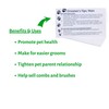 Dog Groomer Matted Fur and Dog Brushing Care Cards (100