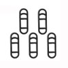 Set of 5 Bicycle Light Mount Belt Holder for Cycling