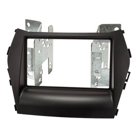 tomzz Audio 2419-001 Double DIN Radio Fascia Compatible with Hyundai Santa Fe DM from 09/2012 for Fzg without Factory Navigation