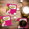 Paper Coasters for Drinks, Set of 20, Recyclable/Disposal, Funny Bar