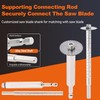 Meaowera Pipe Cutting Tool, 360°Rotating Pipe Cutters for PVC, Wood,