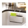 simplehuman Slim Sink Caddy Sponge Holder, Brushed Stainless Steel, Silver