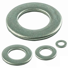 M8 Washers 8.4 mm Stainless Steel VA A2 V2A Pack of 50 Washers DIN 125 ISO 7089 AGBERG