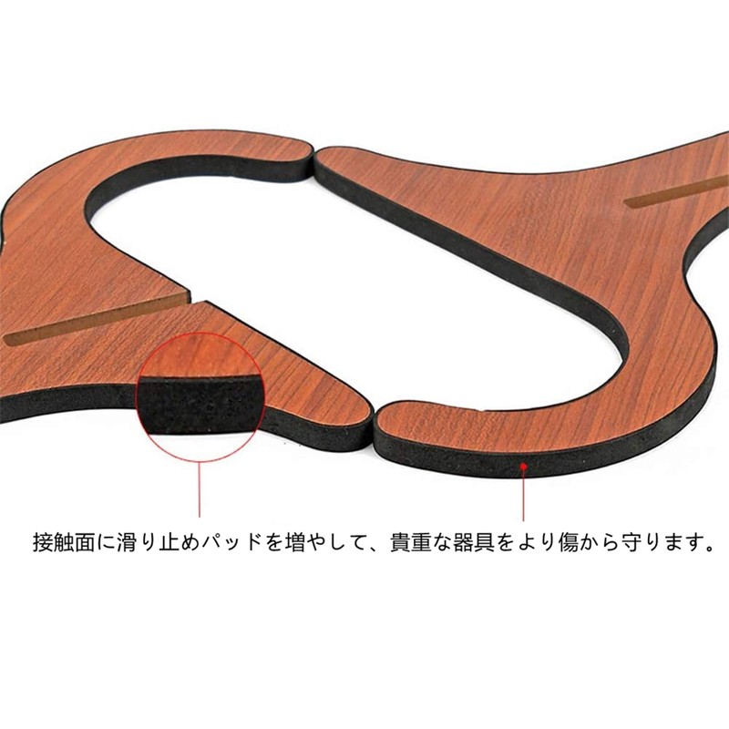 Ukulele Stand + Ukulele Strap X Shape Wooden Folding Musical