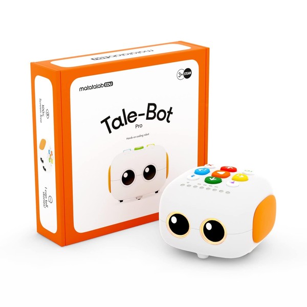 Matatalab TaleBot Pro Coding Robot for Kids Ages 3-5, Educational Learning Toys with Programmable App & Commands Buttons, Interactive STEM Toys for Kids to Learn Coding Basics