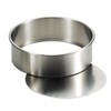 Suncraft PP-610 Cake Mold, Bottom Removal, 6.3 inches (16 cm), Made in Japan, Stainless Steel, Dishwasher Safe, Decorating Hole, Cake, Pastries, Patisserie, Silver