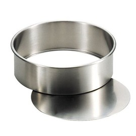 Suncraft PP-610 Cake Mold, Bottom Removal, 6.3 inches (16 cm), Made in Japan, Stainless Steel, Dishwasher Safe, Decorating Hole, Cake, Pastries, Patisserie, Silver