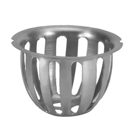 Pack of 2 Stainless Steel Filter Strainer Stops Leaves and Other Dirt Gutters Floor Drain for Garden Balcony (75 mm)