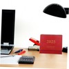 NUOBESTY 2025 Chinese Lunar Year Planner Desk Office Calendar Stand