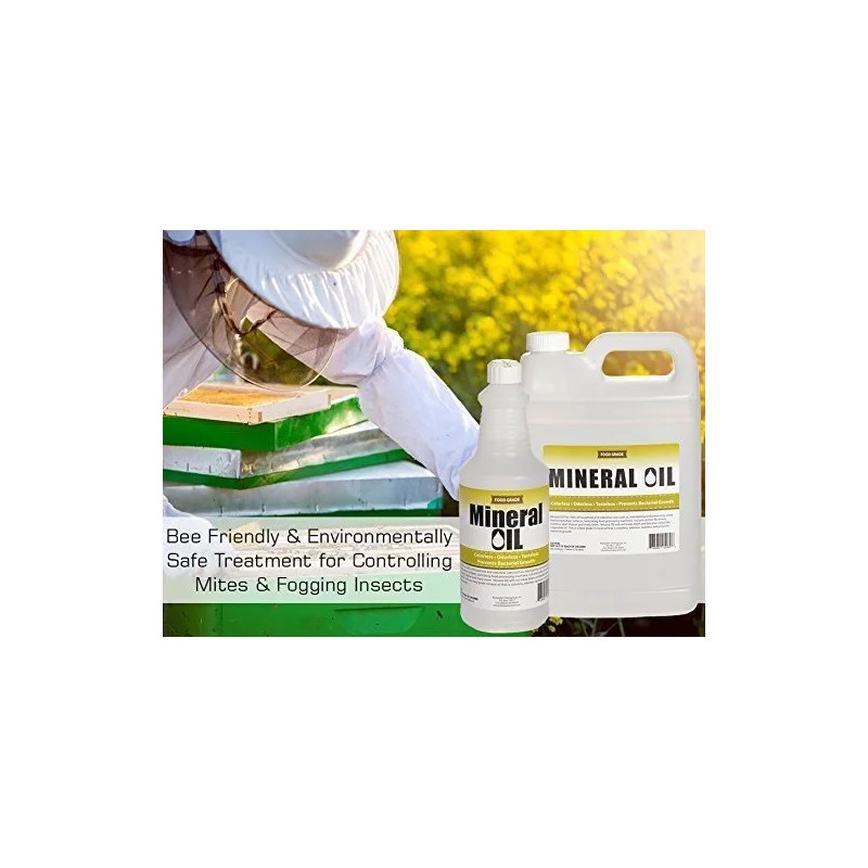 Premium 100% Pure Food Grade Mineral Oil USP, 1 Quart
