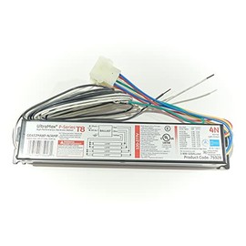 GE432MAXP-N/Amp 3 or 4 Lamp T8 Electronic Ballast with Amp Connector Plug. 120 Volt To 277 Volt For F32T8 F25T8 F17T8 FE15T8 F25T12 F28T8 F36T8 F40T8 - Ultra Max Multi-Volt 4N P Series