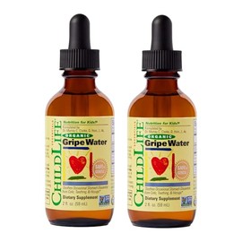 CHILDLIFE ESSENTIALS Agua de gripe orgánica para bebés – Gripe Water recién nacido, gotas de gas para recién nacidos, gotas de bebé para alivio de gas