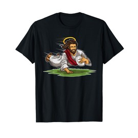 Rugby, Gesù, Punti, Divertente, Rugby, Illustrazione Maglietta