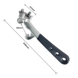 YUEBM Bung Wrench for 55 Gallon Drums and 5 Gallon Buckets, Durable Drum Wrench and Bucket Opener Tool