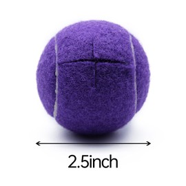Magicorange 4 PCS Precut Walker Tennis Balls for Furniture Legs and Floor Protection, Heavy Duty Long Lasting Felt Pad Glide Coverings (Purple)