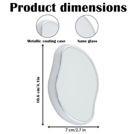 Fonyiunce Nano Hair Remover, Crystal Hair Remover, Magic Hair Removal Face Women, Hair Remover Without Shaving, Reusable Hair Removal Stone for Body, Legs, Arms, Back Peeling