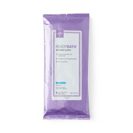 Medline ReadyBath Total Body Cleansing Wash Cloth, Fragrance Free, 5/Pack