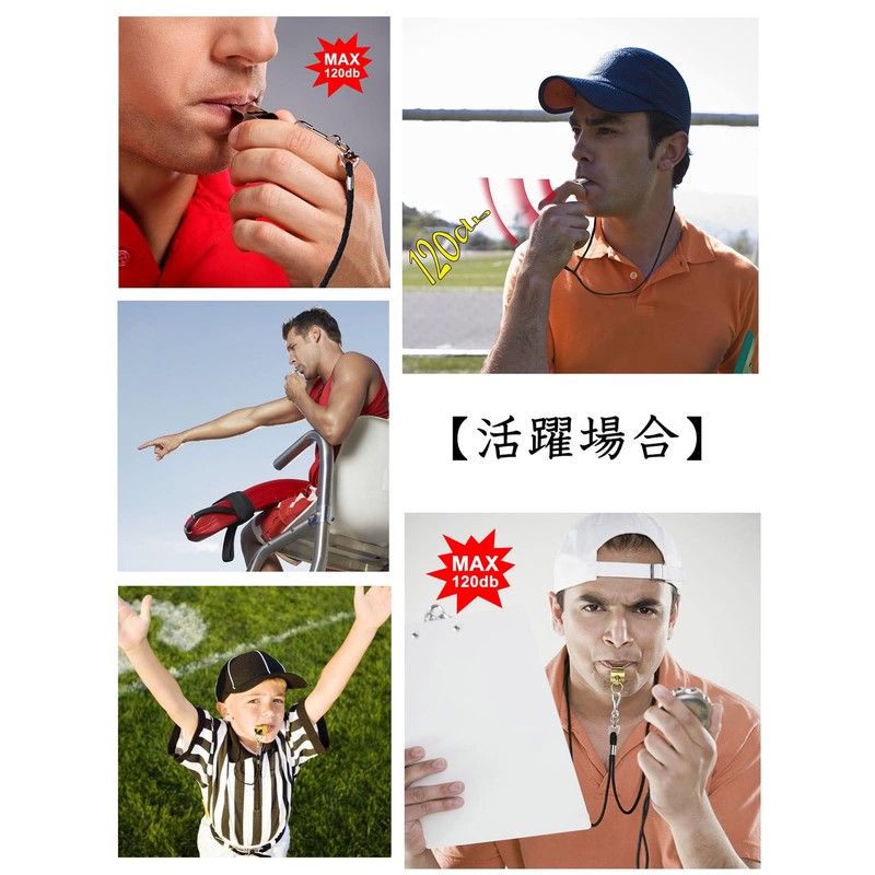 PolySky Emergency Whistle With Lanyard, Disaster Preparedness, Outdoor, School, Gym,