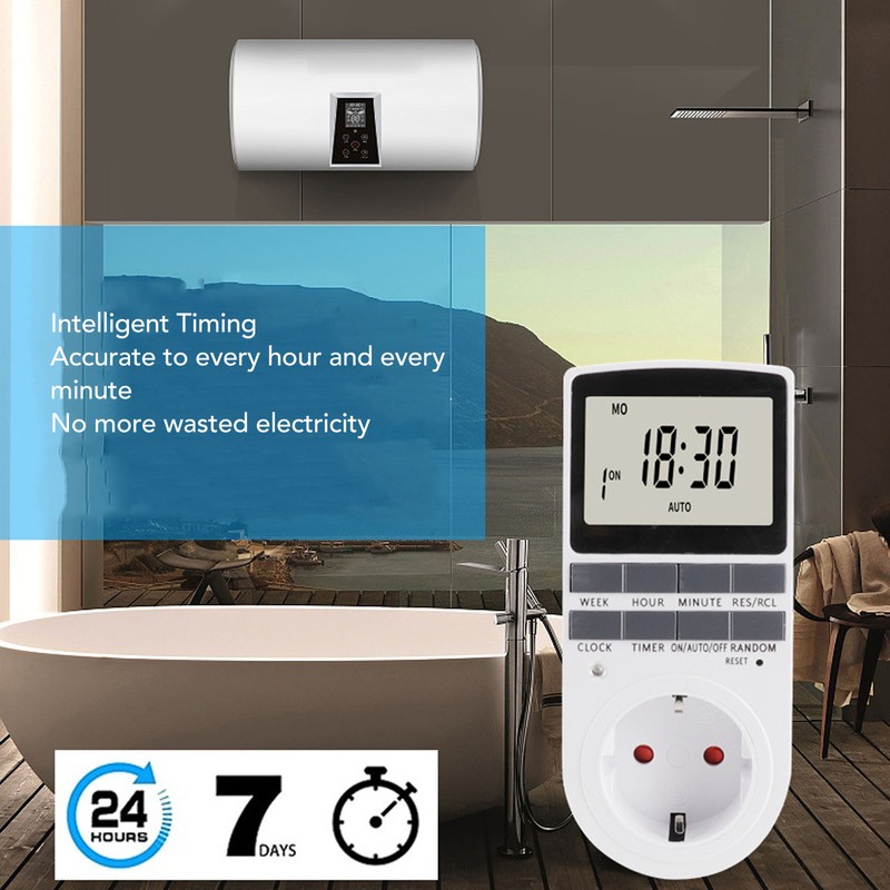 Timer Outlet Digital Intelligent Energy Saving Flame Retardant High Power