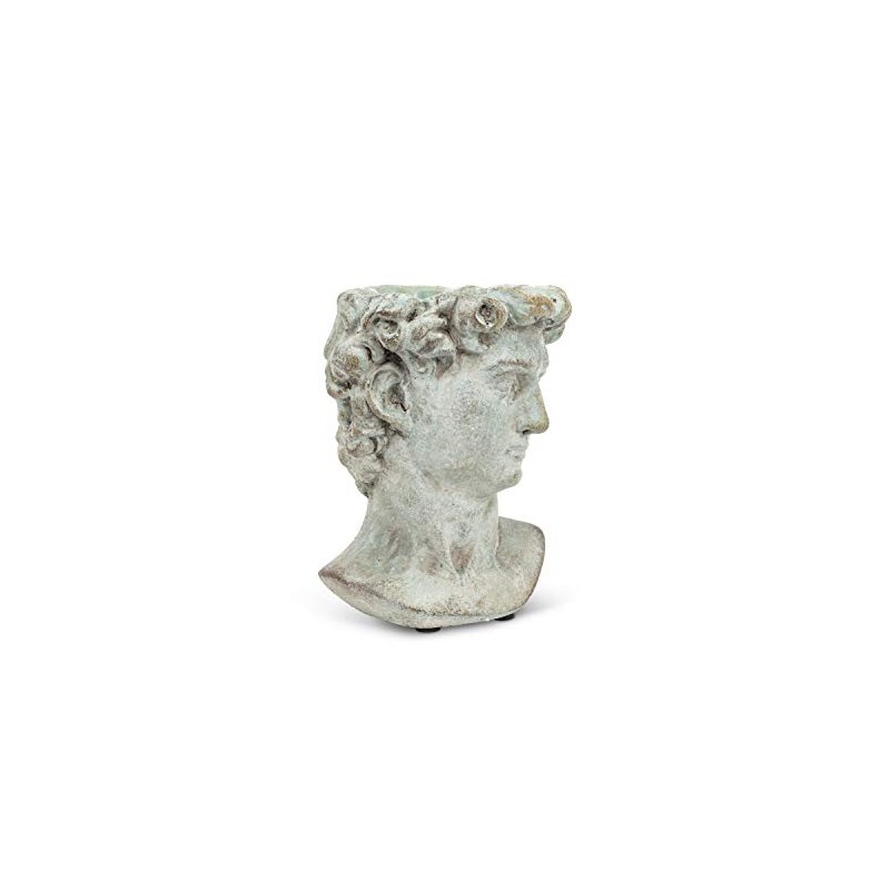 Abbott Collection Extra Small Male Head Planter-6" H