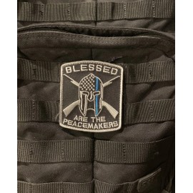 PakeDDeals Thin Blue Line Blessed Are The Peacemakers Patch From TEXAS
