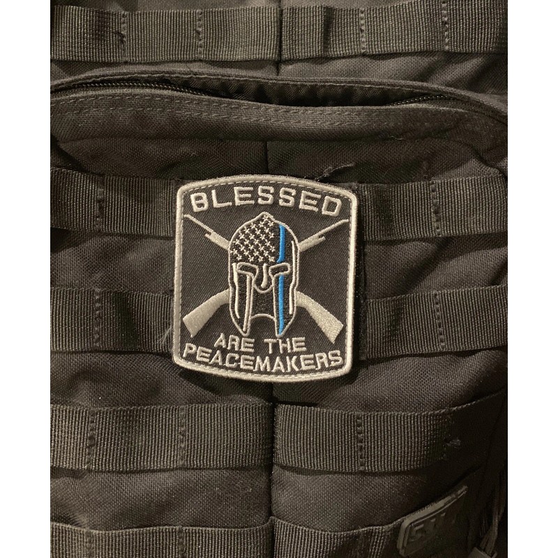 PakeDDeals Thin Blue Line Blessed Are The Peacemakers Patch From