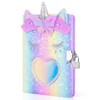 homicozy Unicorn Diary with Lock,Gift for 6 7 8 Year