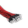 EDGELEC 30pcs 12 Volt 3mm Red Blinking LED Lights Emitting