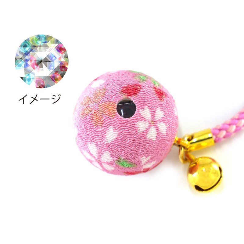 Zoon Flower Crepe Kaleidoscope, Japanese Pattern, Crepe, Rooted Bell Key