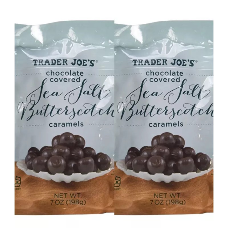 Trader Joe's 2 Packs Trader Joe's Chocolate Covered Sea Salt