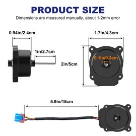 EAU65058502 EAU64843805 Refrigerator Condenser Fan Motor Fit for LG Replace OEM RFD3410A102A EAU65058501 AP7178309 PS16662422 EAP16662422 Compatible Domestic Fridge Repair
