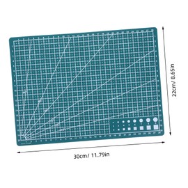 KONTONTY Hobbyist Cutting Mat Self-Healing Large Craft Cutting Pad Grid Non-Slip Base