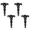 INCREWAY 4pcs Classic Decorative T Hinges, 3.2 inch Heavy Duty