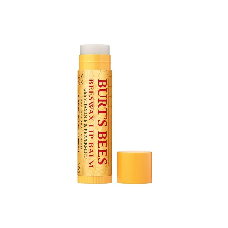 Burt's Bees Beeswax Lip Balm with Vitamin E & Peppermint