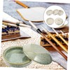 NUOBESTY Watercolor Painting Set 5 Layer Ceramic Mixing Trays Paint