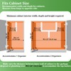 REALINN Under Sink Organizer, Pull Out Cabinet Organizer 2 Tier