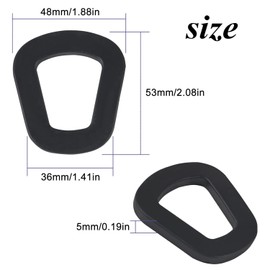 Pack of 5 Canister Seals Rubber Pad Canister Replacement Seals Replacement Rubber Seals for 5, 10 & 20 Litre Wavian and Valpro Canister Spout Petrol Can