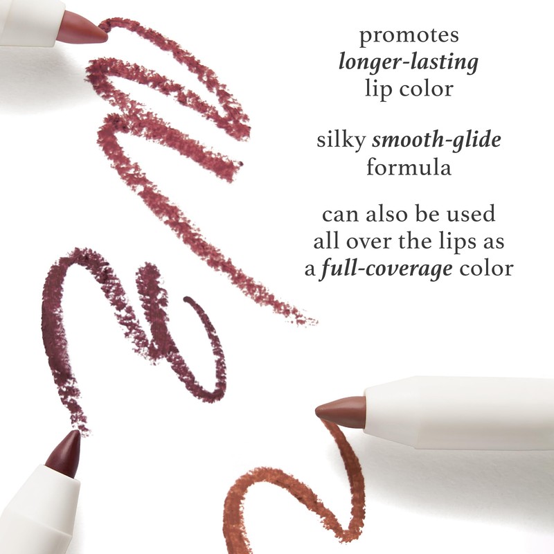 Julep With a Trace Retractable Creamy Long-Lasting Lip Liner, Velvet