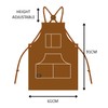 DIMWELD Welding Apron, Heavy Duty Workshop Apron for Welders and