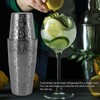 Stainless Steel Cocktail Shaker Engraved Martini Shaker Silver Japanese American