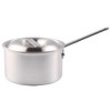Commercial Aluminum One-Handle Pot, Deep Type, 5.9 inches (15 cm),