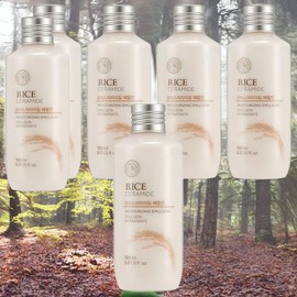THE FACE SHOP Skin Tone Up Skin Condition Improvement Moisture Supply Rice & Ceramide Moisturizing Emulsion 6 Pieces 150ml / 더페이스샵 피부톤업 피부상태개선 수분공급 라이스앤세라마이드 모이스처라이징 에멀전 6개 150ml