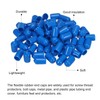MECCANIXITY 50pcs Rubber End Caps Cover 5/16 Inch Vinyl Screw