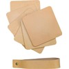 Brute Strength - Full grain leather coasters - Natural -